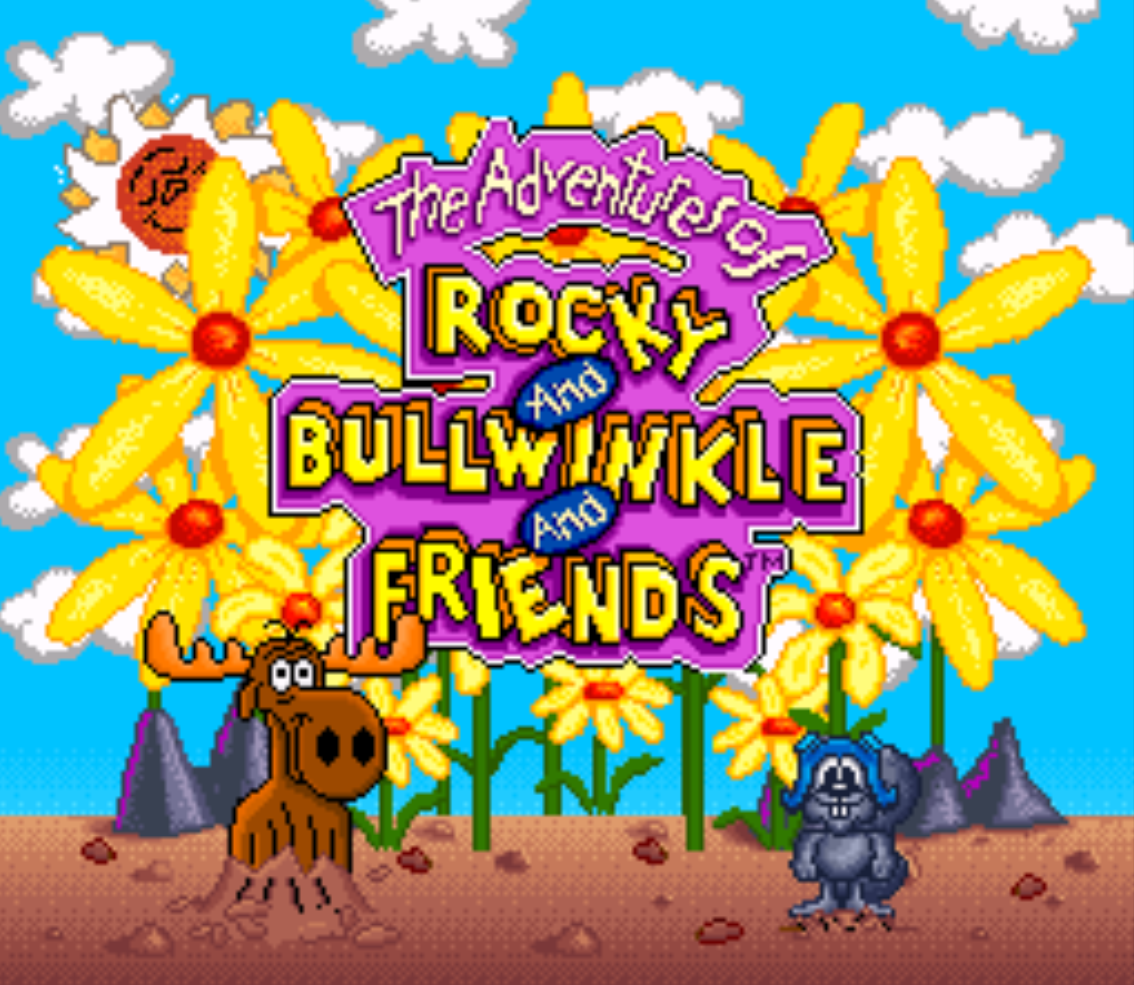 Rocky and Bullwinkle Title Screen